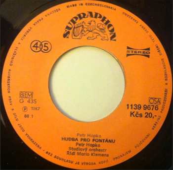 SP Petr Hapka: Hudba Pro Fontánu / Dopis Fontáně