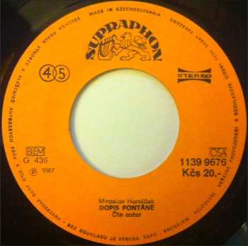 SP Petr Hapka: Hudba Pro Fontánu / Dopis Fontáně