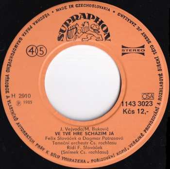 SP Iveta Bartošová: Krásně Se To Věří / Ve Tvé Hře Scházím Já