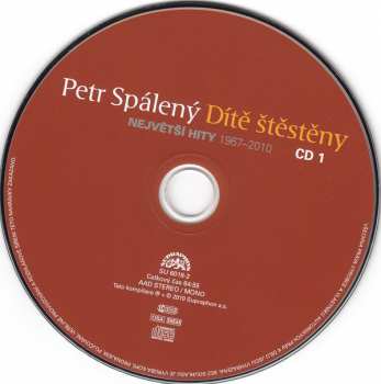 3CD Petr Spálený: Dítě Štěstěny - Největší Hity 1967-2010
