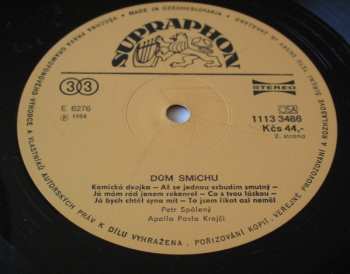 LP Petr Spálený: Dům Smíchu