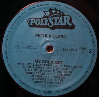 LP Petula Clark: My Greatest