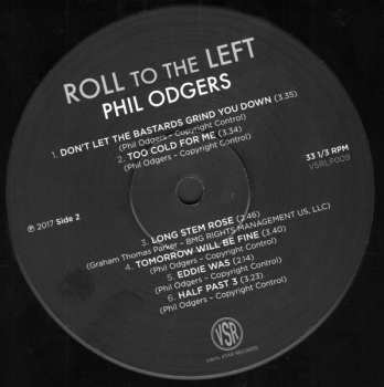 LP Philip Odgers: Roll To The Left LTD