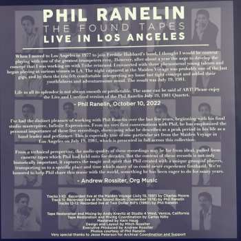 4LP/Box Set Phil Ranelin: The Found Tapes Live In Los Angeles