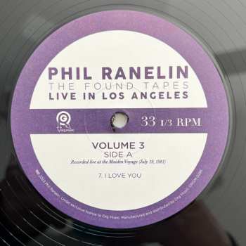4LP/Box Set Phil Ranelin: The Found Tapes Live In Los Angeles