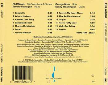 CD Phil Woods: Here's To My Lady