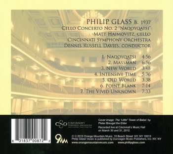 CD Philip Glass: Cello Concerto No.2 "Naqoyqatsi"