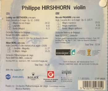 2CD Ludwig van Beethoven: Beethoven / Berg / Paganini