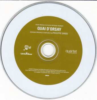 CD Philippe Sarde: Quai D'Orsay (Bande Originale Du Film)