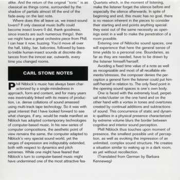 CD Phill Niblock: Music By Phill Niblock