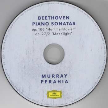CD Ludwig van Beethoven: Piano Sonatas Op. 106 "Hammerklavier" & Op. 27/2 "Moonlight"