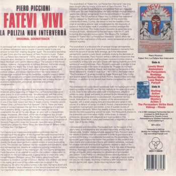 LP Piero Piccioni: Fatevi Vivi La Polizia Non Interverrà