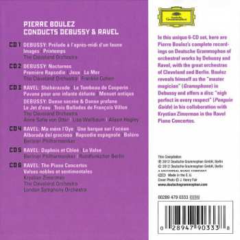 6CD/Box Set Pierre Boulez: Pierre Boulez Conducts Debussy & Ravel