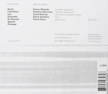 CD Pierre Favre: Window Steps