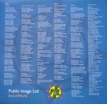 2LP Public Image Limited: End Of World CLR | LTD