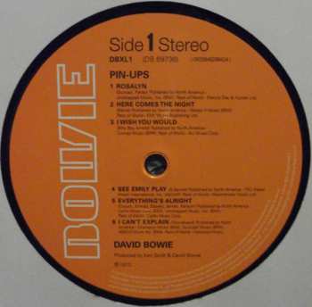 LP David Bowie: Pin Ups
