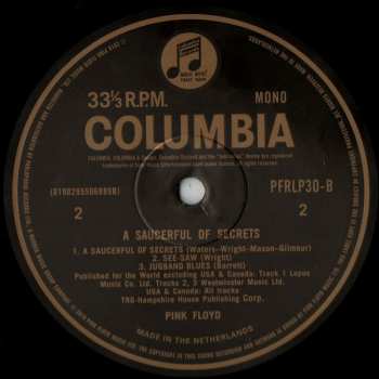 LP Pink Floyd: A Saucerful Of Secrets