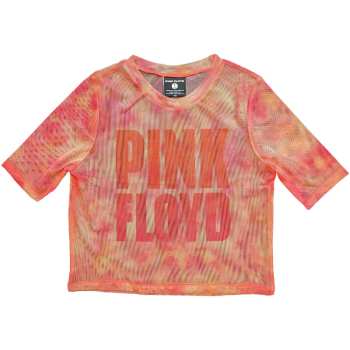 Merch Pink Floyd: Dámske Crop Top Stacked Logo Pink Floyd