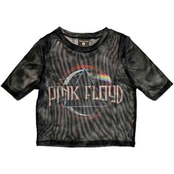 Merch Pink Floyd: Dámske Crop Top Vintage Dark Side Of The Moon Seal