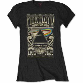 Merch Pink Floyd: Dámske Tričko Carnegie Hall Plagát 