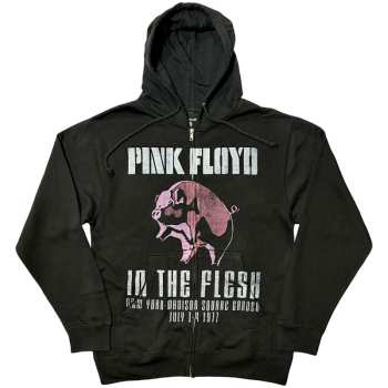 Merch Pink Floyd: Pink Floyd Unisex Zipped Hoodie: In The Flesh (black) (small) S