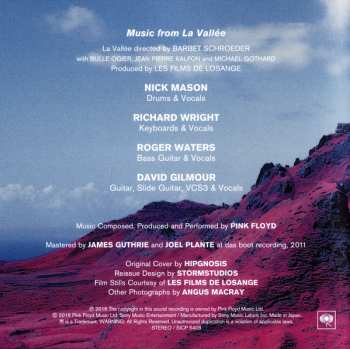 CD Pink Floyd: Obscured By Clouds (Music From La Vallée) = 雲の影 LTD