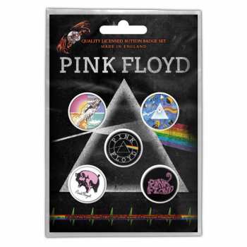 Merch Pink Floyd: Súprava Odznakov Prism
