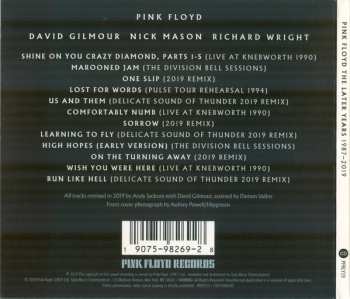 CD Pink Floyd: The Later Years 1987-2019 DIGI