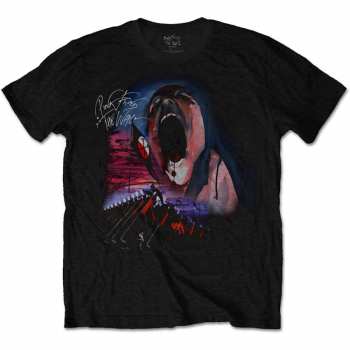 Merch Pink Floyd: Tričko The Wall Scream & Hammers  S
