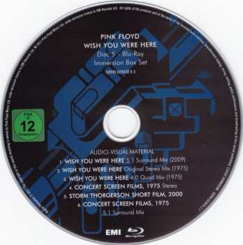 2CD/2DVD/Box Set/Blu-ray Pink Floyd: Wish You Were Here - Immersion Box Set LTD