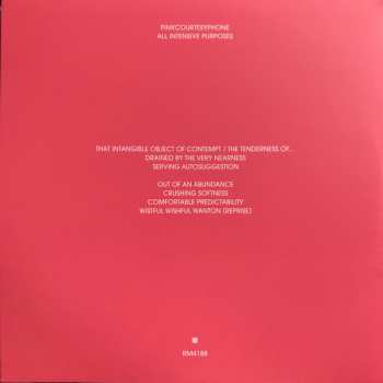 CD Pinkcourtesyphone: All Intensive Purposes LTD