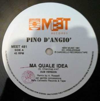 LP Pino D'Angiò: Ma Quale Idea (Special Remix '91)