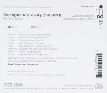 2CD Pyotr Ilyich Tchaikovsky: Eugene Onegin (Version For Concert Performance)