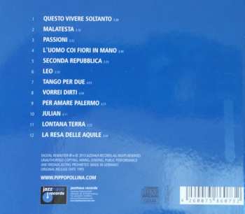 CD Pippo Pollina: Dodici Lettere D'Amore DIGI