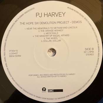 LP PJ Harvey: The Hope Six Demolition Project - Demos