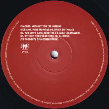 LP Placebo: Without You I'm Nothing