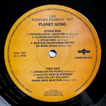 LP Planet Gong: Live Floating Anarchy 1977