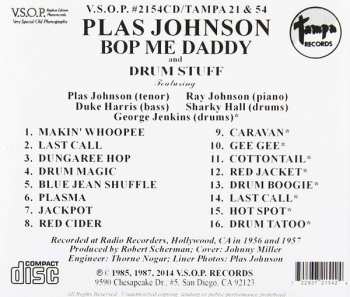 CD Plas Johnson: Bop Me Daddy And Drum Stuff