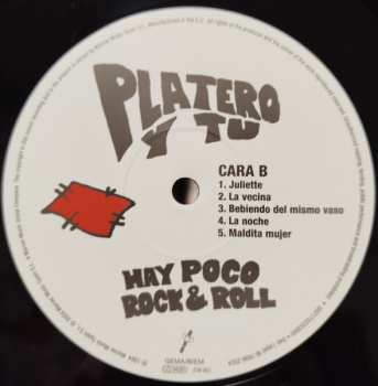 LP Platero Y Tu: Hay Poco Rock & Roll