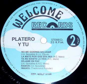 LP Platero Y Tu: Voy A Acabar Borracho