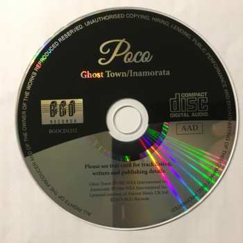 CD Poco: Ghost Town / Inamorata