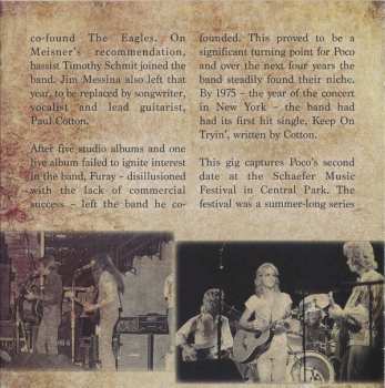 CD Poco: New York 22nd August 1975 (Live: Wollman Memorial Skating Rink)