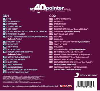 2CD Pointer Sisters: Top 40 Pointer Sisters - Their Ultimate Top 40 Collection DIGI