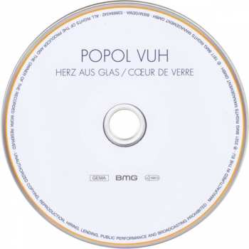 CD Popol Vuh: Herz Aus Glas / Cœur De Verre