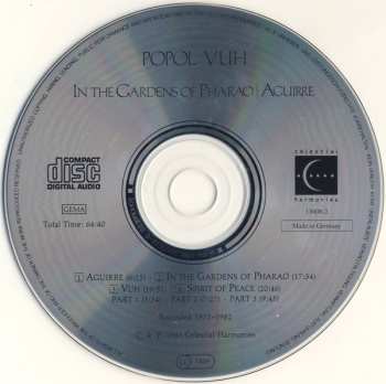CD Popol Vuh: In The Gardens Of Pharao / Aguirre