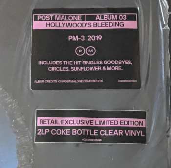 2LP Post Malone: Hollywood's Bleeding