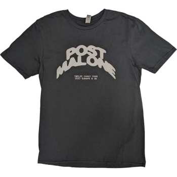 Merch Post Malone: Tričko Curved Logo Post Malone 2023 Tour Dates