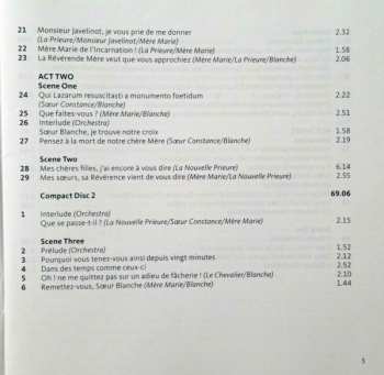 2CD Orchestre National De L'Opéra De Paris: Dialogues Des Carmélites