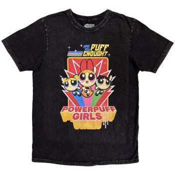 Merch Power Puff Girls: Stone Wash Tričko Are You Puff Enough?