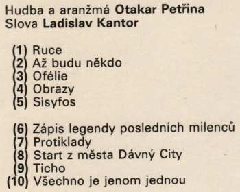 LP Václav Neckář: Příběhy, Písně A Balady 1